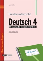 Cover: Förderunterricht Deutsch 4