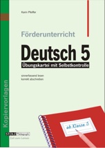 Cover: Förderunterricht Deutsch 5