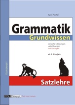 Cover: Grammatik Grundwissen - Satzlehre