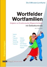 Cover: Wortfelder und Wortfamilien